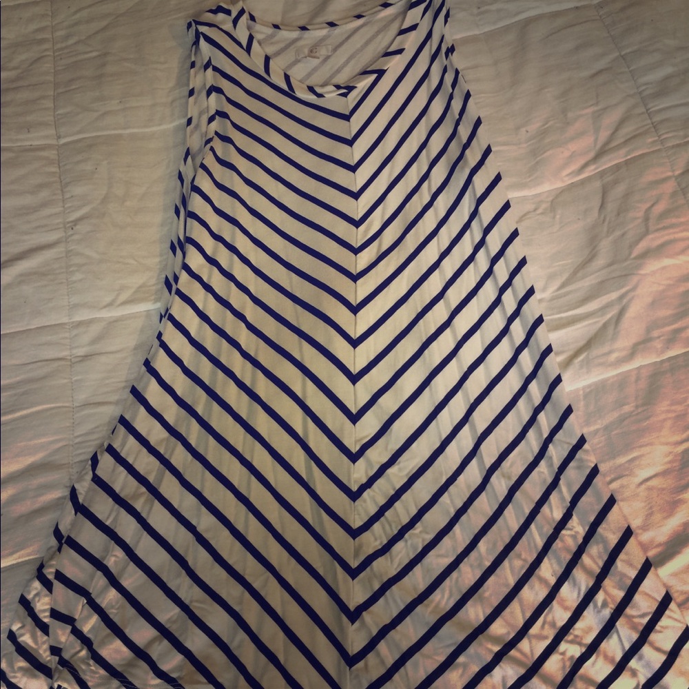 *Sold* Charming Charlie Navy and White Dress